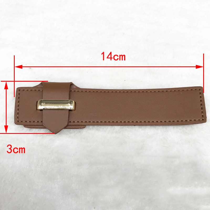 Classic Leather Snap Toggle Clasp Buckle Metal Buckle Closure Clip Holder